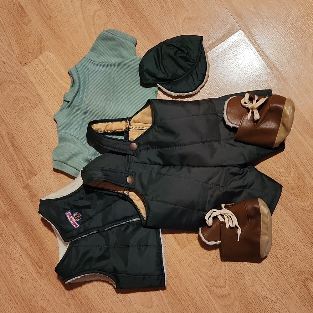 Vintage Teddy Ruxpin Hiking Outfit